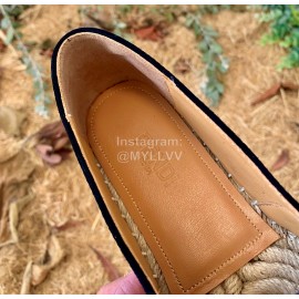 Fendi Fashion Letter Printed Canvas Loafers For Men And Women Coffee