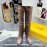 Fendi Python Leather High Heeled Long Boots For Women Brown