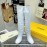 Fendi Python Leather High Heeled Long Boots For Women White