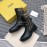 Fendi Autumn And Winter Leather Short Boots For Women 