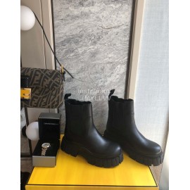 Fendi New Chelsea Boots With Thick Soles For Women Black