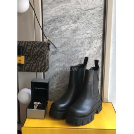 Fendi New Chelsea Boots With Thick Soles For Women Black