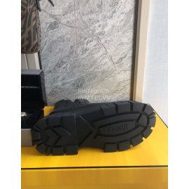 Fendi New Chelsea Boots With Thick Soles For Women Black