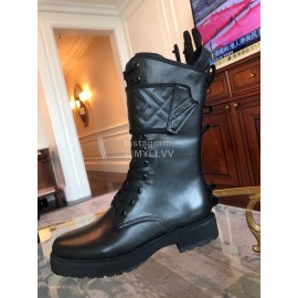 Fendi Autumn And Winter New Calfskin Martin Boots For Women