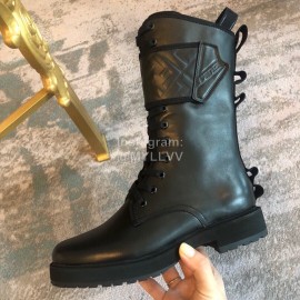 Fendi Autumn And Winter New Calfskin Martin Boots For Women