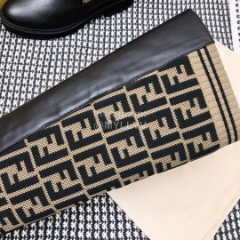 Fendi Autumn And Winter New Calfskin Knee High Boots For Women