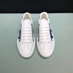 Ferragamo Calf Leather Casual Sneakers For Men White