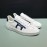 Ferragamo Calf Leather Casual Sneakers For Men White
