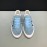 Ferragamo Calf Leather Casual Sneakers For Men Blue