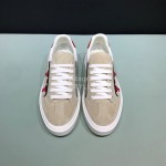 Ferragamo Calf Leather Casual Sneakers For Men Khaki