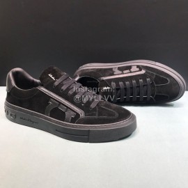 Ferragamo Fashion Cowhide Casual Sneakers For Men Black