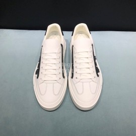 Ferragamo Fashion Calf Leather Casual Sneakers For Men Black