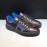Ferragamo Fashion Black Calf Leather Casual Sneakers For Men 