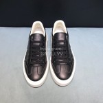 Ferragamo Fashion Calf Leather Black Casual Sneakers For Men 