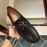 Ferragamo Oil Waxed Calf Leather Shoes For Men