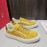 Ferragamo Fashion Cowhide Casual Sneakers For Men Yellow
