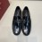 Ferragamo Calf Leather Gancini Buckle Business Shoes For Men Black
