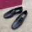 Ferragamo Soft Calf Leather Black Casual Loafers For Men 