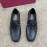Ferragamo Soft Calf Leather Black Casual Loafers For Men 