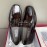 Ferragamo Calf Leather Business Shoes For Men Brown