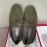 Ferragamo Velvet Calf Leather Business Shoes For Men Green