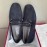 Ferragamo Velvet Calf Leather Business Shoes For Men Navy