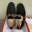 Ferragamo Velvet Cowhide Gancini Buckle Business Shoes For Men