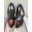 Ferragamo Fashion Lace Up Leather Shoes Black For Men 