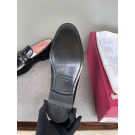 Ferragamo Fashion Lace Up Cowhide Shoes For Men 