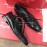 Ferragamo Calf Leather Lace Up Business Shoes For Men Black