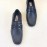 Ferragamo Classic Leather Gancini Buckle Loafers For Men Navy