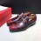 Ferragamo Calf Leather Gancini Buckle Business Shoes For Men Black
