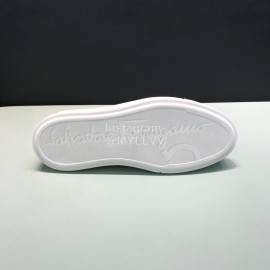 Ferragamo Printed Leather Lace Up Casual Shoes For Men Blue