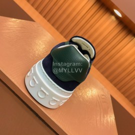 Ferragamo Fashion Leather Casual Sneakers For Men Navy