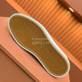 Ferragamo Fashion Leather Casual Sneakers For Men Brown