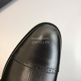 Ferragamo Soft Calf Leather Lace Up Business Shoes For Men 