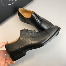 Ferragamo Soft Calf Leather Lace Up Business Shoes For Men 