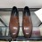 Ferragamo Fashion Calf Leather Casual Business Shoes Coffee For Men 