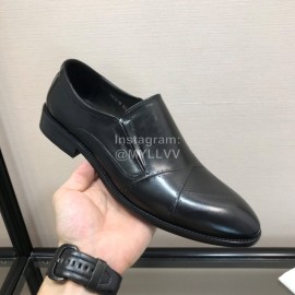 Ferragamo Fashion Calf Leather Casual Business Shoes Black For Men 