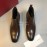 Ferragamo New Plaid Calf Leather Casual Chelsea Boots For Men Coffee 