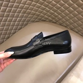 Ferragamo Leather Business Shoes For Men Black