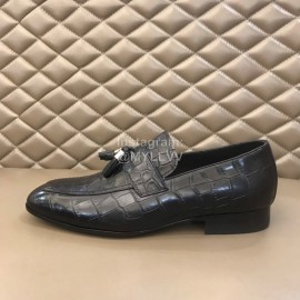 Ferragamo Vintage Leather Business Shoes For Men 