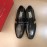 Ferragamo Vintage Leather Casual Shoes For Men Black 