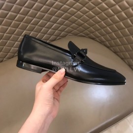 Ferragamo Classic Leather Business Shoes For Men Black