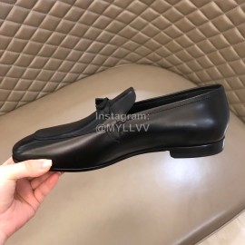 Ferragamo Classic Leather Business Shoes For Men Black
