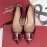 Salvatore Ferragamo Fashion Patent Leather Bow Pointed High Heels For Women Wine Red