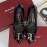 Salvatore Ferragamo Fashion Patent Leather Bow Pointed High Heels For Women Black