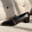 Salvatore Ferragamo Fashion Leather High Heels For Women Black