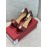 Salvatore Ferragamo New Patent Leather Bow High Heel Sandals For Women Wine Red