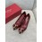 Salvatore Ferragamo New Leather Bow Pointed High Heels For Women Wine Red
